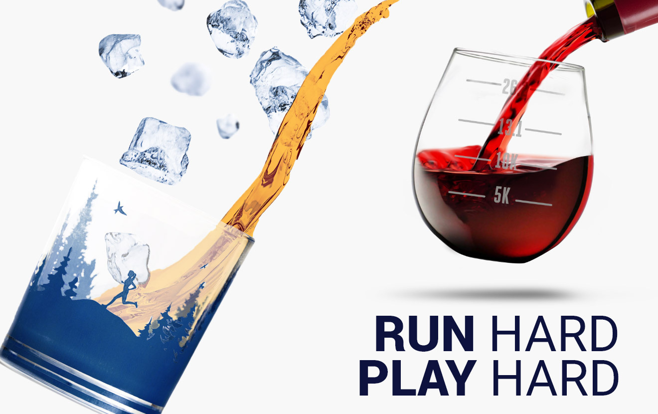 Shop Our Wine and Cocktail Glasses for Runners