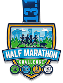 Half Marathon Challenge Medal Half Marathon Challenge Medal
